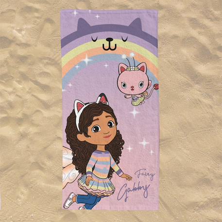Serviette de plage gabby coton Rose 1 - vertbaudet enfant 