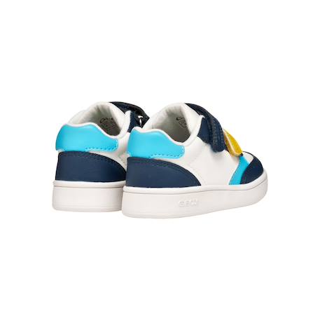 Baskets basses à scratch Marine clair   blanc 4 - vertbaudet enfant 