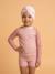 Turban de bain réversible anti-uv fille Blanc+Bleu / rose / bleu+Jaune citron+Rose+Rose bonbon+Violet 6 - vertbaudet enfant 