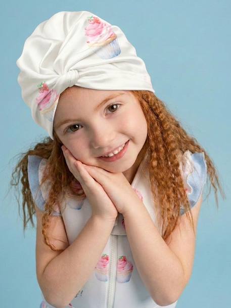 Turban de bain réversible anti-uv fille  - vertbaudet enfant