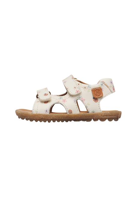 Sandales en cuir sky Blanc crème- 3 - vertbaudet enfant 