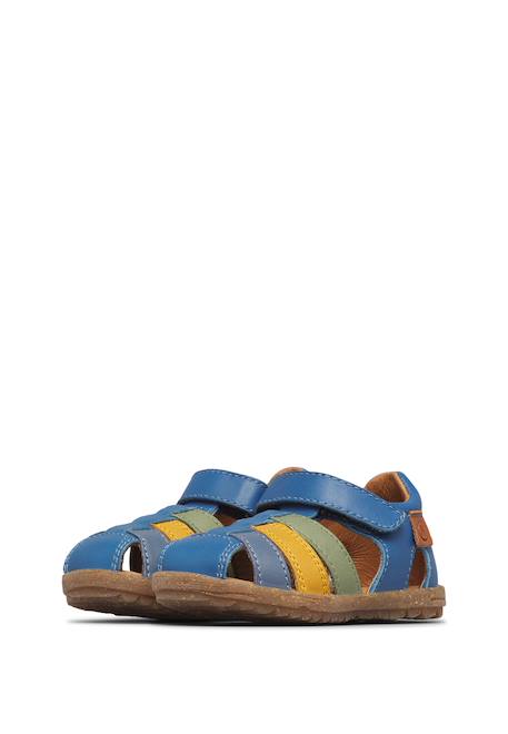 Sandales semi see Bleu-citrouille+Lilas-rose 5 - vertbaudet enfant 