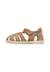 Sandales semi see Marron-sage+Vert-jaune 3 - vertbaudet enfant 