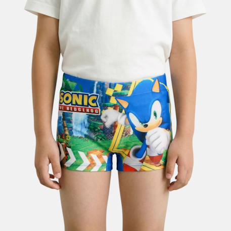 Boxer de bain enfant à motif sonic Bleu 1 - vertbaudet enfant 
