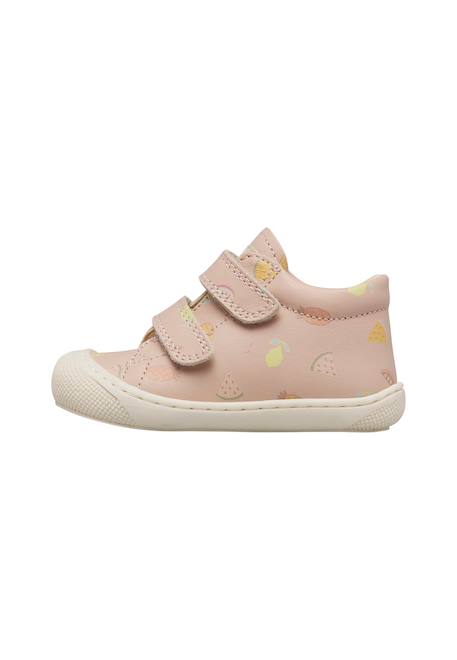 Chaussures en cuir cocoon vl Blanc crème-+Rose poudré- 8 - vertbaudet enfant 
