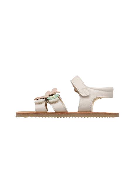 Sandales en cuir Footi Blanc- 3 - vertbaudet enfant 