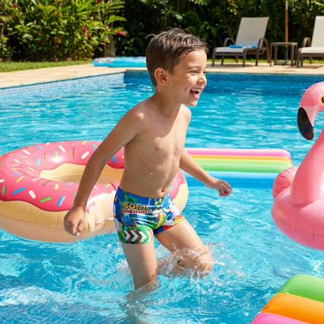 Boxer de bain enfant à motif sonic Bleu 2 - vertbaudet enfant 