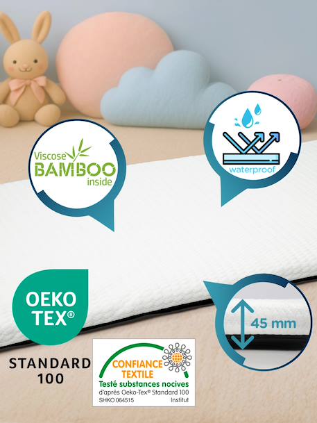 Matelas sécurisé pour lit parapluie renodream Snow 3 - vertbaudet enfant 