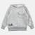 Sweat à capuche garçon imprimé Gris anthracite+Gris clair+Kaki+Marine 6 - vertbaudet enfant 