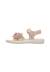 Sandales en cuir avec des papillons appliqués maudi Rose- 3 - vertbaudet enfant 