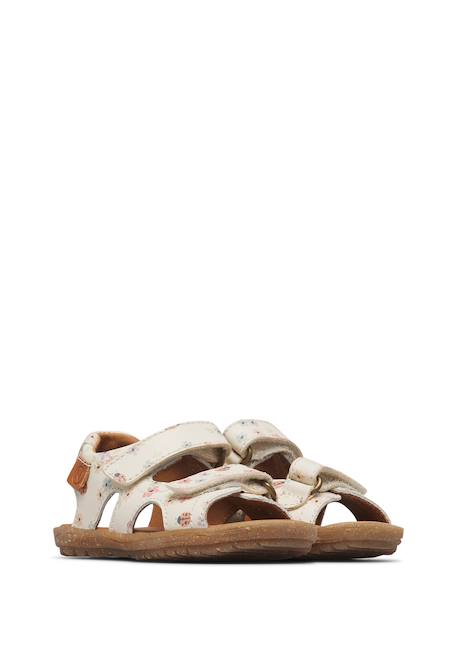 Sandales en cuir sky Blanc crème- 2 - vertbaudet enfant 