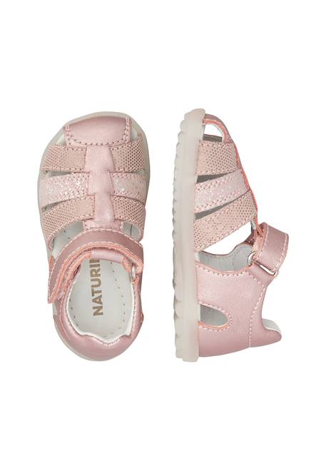 Sandales semi see Rose poudré- 4 - vertbaudet enfant 
