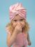 Turban de bain réversible anti-uv fille Blanc+Bleu / rose / bleu+Jaune citron+Rose+Rose bonbon+Violet 14 - vertbaudet enfant 