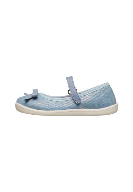 Ballerines en tissu claries 2 Bleu- 3 - vertbaudet enfant 