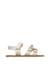 Sandales en cuir Footi Blanc- 1 - vertbaudet enfant 