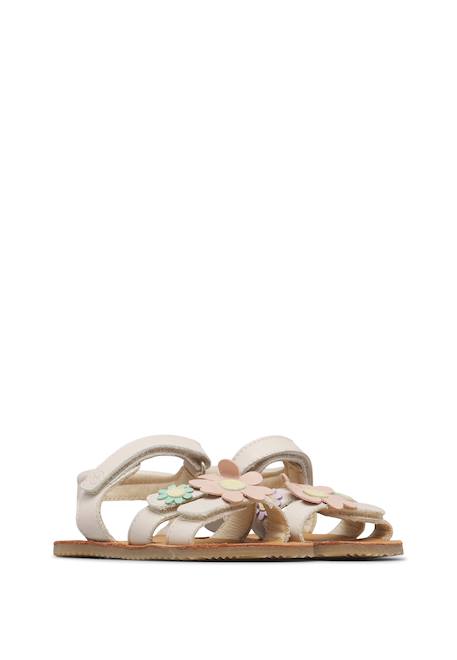 Sandales en cuir Footi Blanc- 2 - vertbaudet enfant 