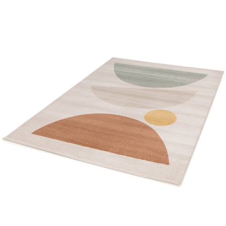 Tapis super doux très graphique sonia Beige sable 6 - vertbaudet enfant 