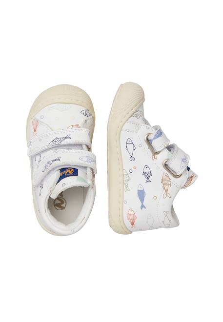 Chaussures en cuir cocoon vl Blanc- 4 - vertbaudet enfant 