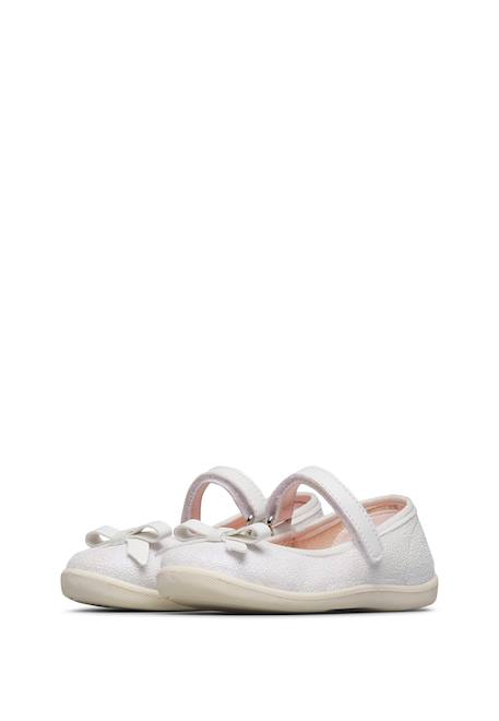 Ballerines en tissu claries 2 Blanc- 5 - vertbaudet enfant 