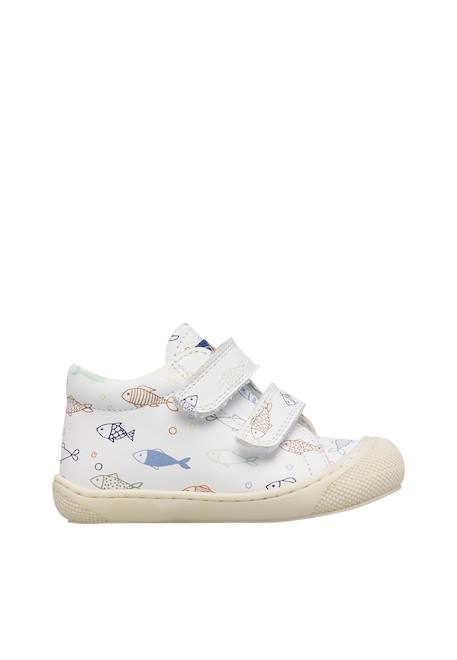 Chaussures en cuir cocoon vl Blanc- 1 - vertbaudet enfant 