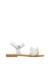 Sandales en cuir asiele Blanc- 1 - vertbaudet enfant 