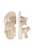 Sandales en cuir avec des papillons appliqués maudi Rose- 4 - vertbaudet enfant 