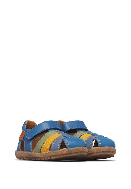 Sandales semi see Bleu-citrouille+Lilas-rose 2 - vertbaudet enfant 