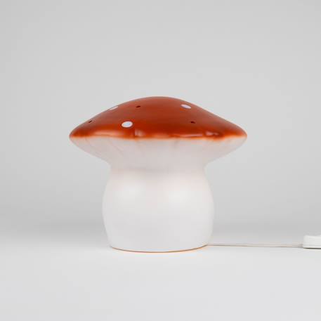 Lampe veilleuse champignon brique rouge Blanc, rouge 2 - vertbaudet enfant 