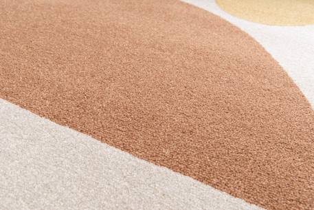Tapis super doux très graphique sonia Beige sable 4 - vertbaudet enfant 