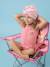 Turban de bain réversible anti-uv fille Blanc+Bleu / rose / bleu+Jaune citron+Rose+Rose bonbon+Violet 11 - vertbaudet enfant 