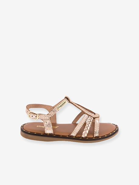 Sandales Baps doré 2 - vertbaudet enfant 