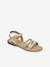 Sandales Inaya blanc+doré 4 - vertbaudet enfant 