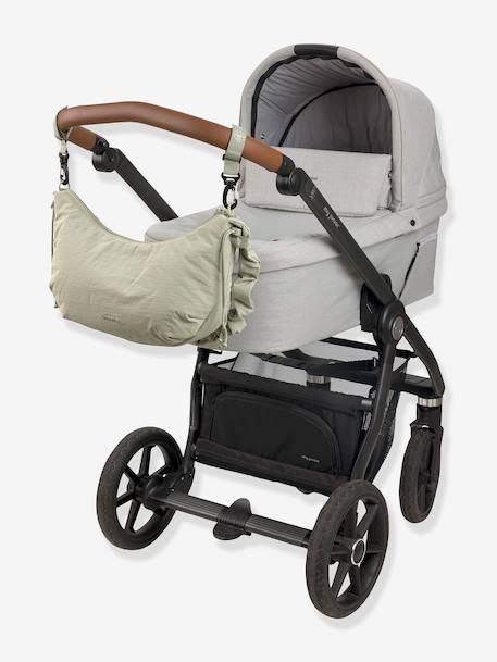 Sac banane à langer noir+vert 12 - vertbaudet enfant 