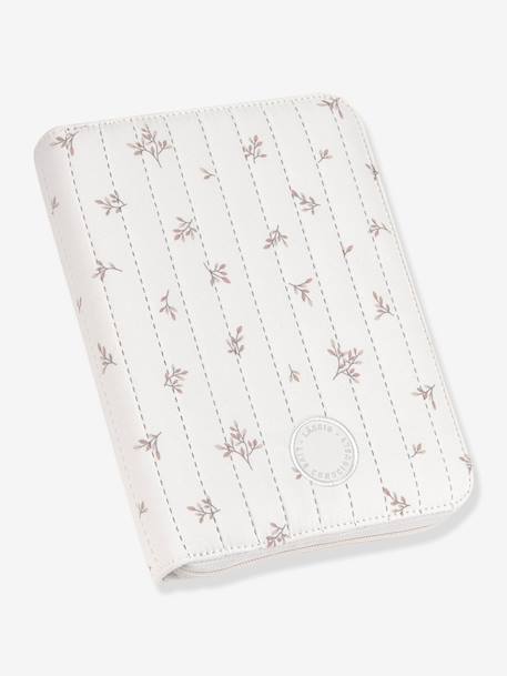 Pochette carnet de santé LÄSSIG blanc imprimé+Floral menthe+vert d'eau 1 - vertbaudet enfant 