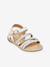 Sandales Inaya blanc+doré 1 - vertbaudet enfant 