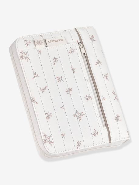 Pochette carnet de santé LÄSSIG blanc imprimé+Floral menthe+vert d'eau 2 - vertbaudet enfant 