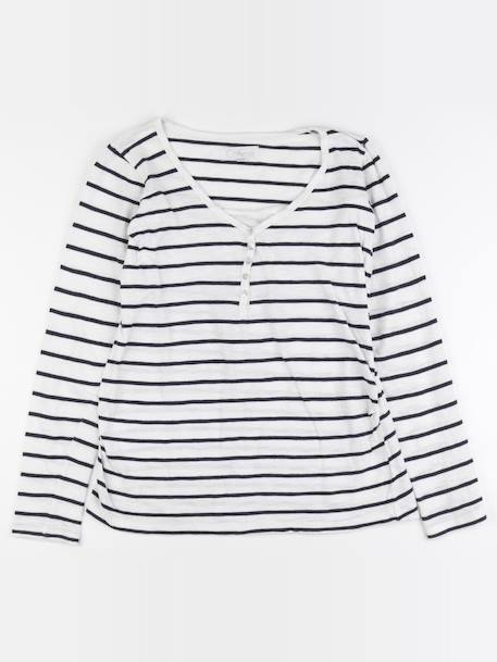 Tee-shirt grossesse - 34 à 36 Bleu 1 - vertbaudet enfant 