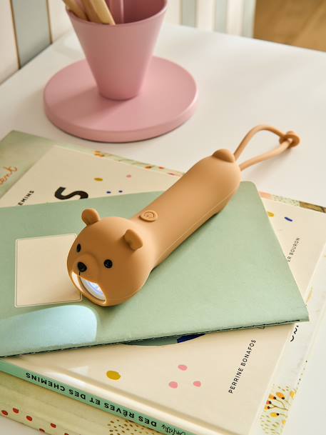 Veilleuse lampe de poche Ours cannelle 1 - vertbaudet enfant 