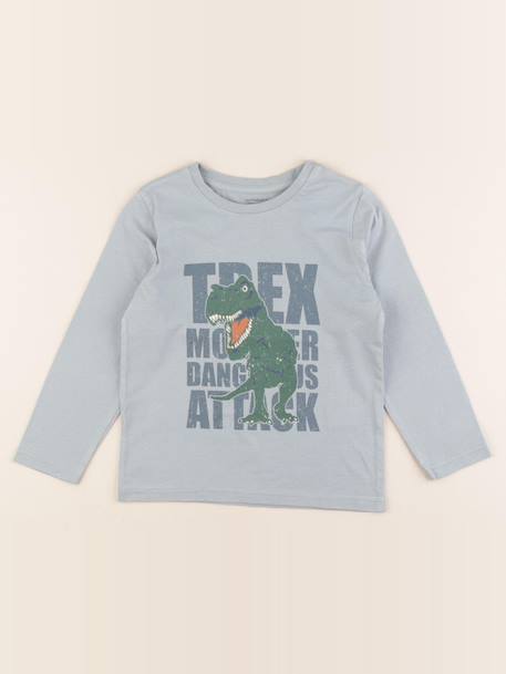 Tee-shirt - 6 ans Bleu 1 - vertbaudet enfant 