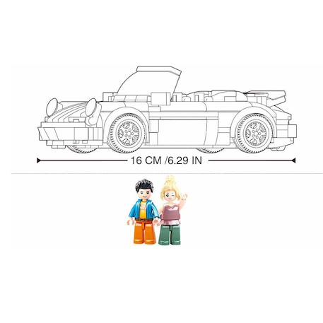 Model bricks - voiture de sport allemande jaune Jaune 5 - vertbaudet enfant 