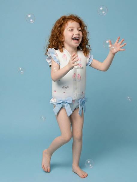 Maillot de bain flottant enfant - charlotte Blanc 2 - vertbaudet enfant 