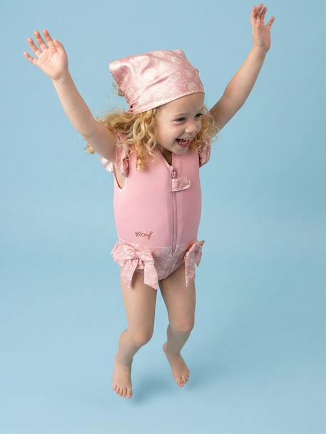 Bandana de plage anti-uv Rose bonbon 3 - vertbaudet enfant 