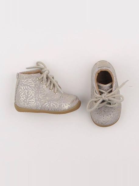 Bottillons - pointure 17 Beige, or 1 - vertbaudet enfant 