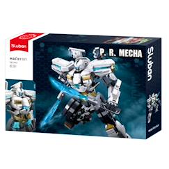 Jouet-Jeux d'imagination-Robot pr mecha blanc
