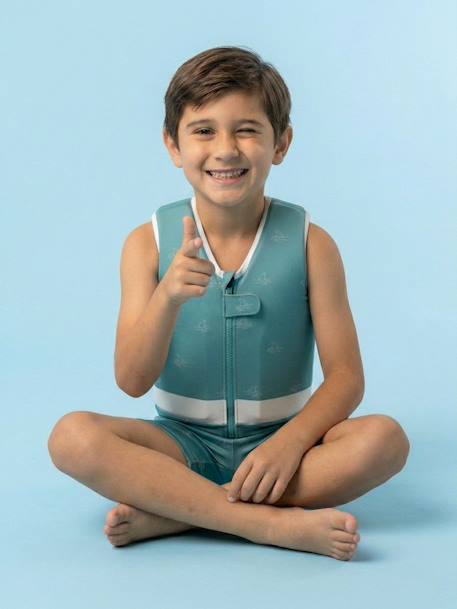 Maillot de bain flottant enfant - baby shark Vert 2 - vertbaudet enfant 