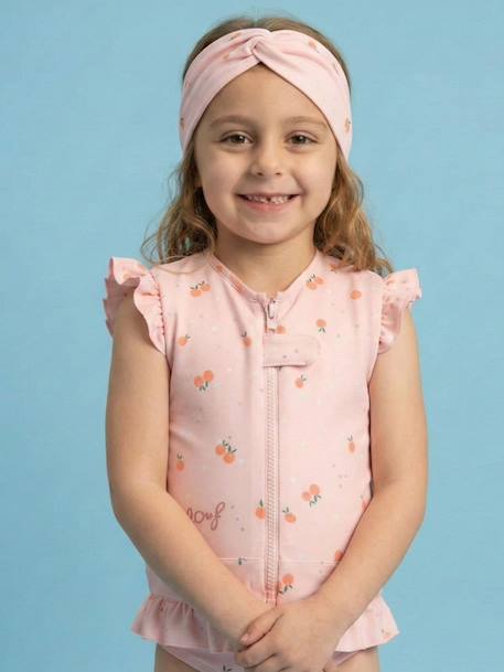 Bandeau de tête coloré Jaune citron+Orange clémentine+Rose pâle 7 - vertbaudet enfant 