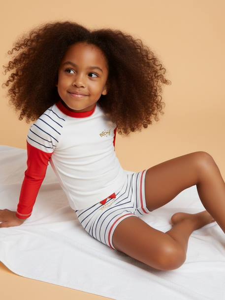 Ensemble anti-uv pour fille - marinette Blanc 3 - vertbaudet enfant 