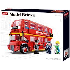 Jouet-Jeux d'imagination-Model bricks - bus londonien