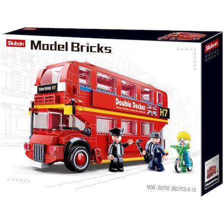 Model bricks - bus londonien Rouge 1 - vertbaudet enfant 
