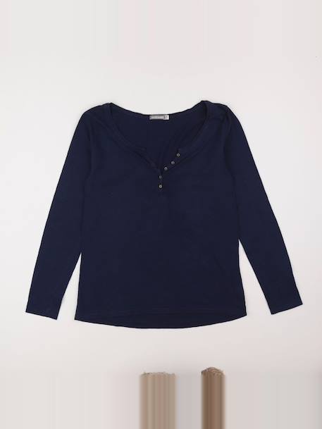Tee-shirt grossesse - 38 à 40 Bleu 1 - vertbaudet enfant 